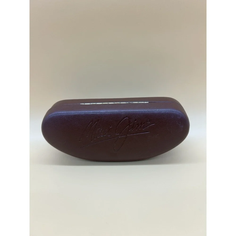 Maui Jim Sunglasses Case Brown Hard Shell Clamshell‎ Protective